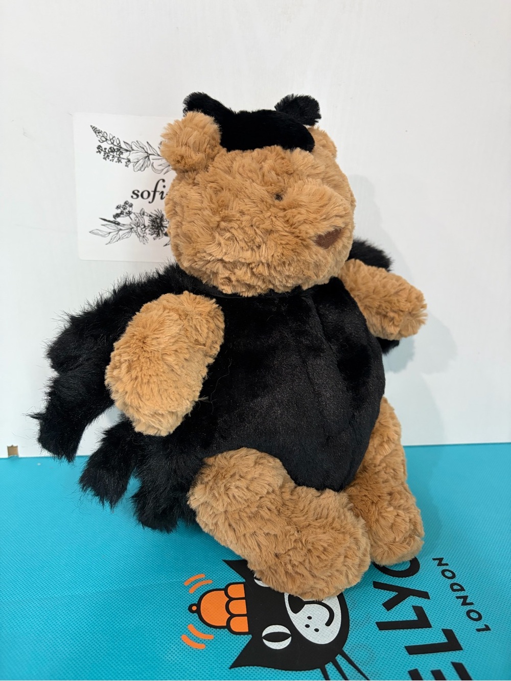 AUTHENTIC‼️ NWT Jellycat Bartholomew Bear 'Spider' Halloween -FAST SHIPPING - Picture 2 of 9